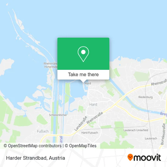 Harder Strandbad map