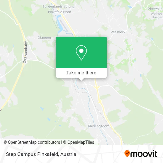 Step Campus Pinkafeld map