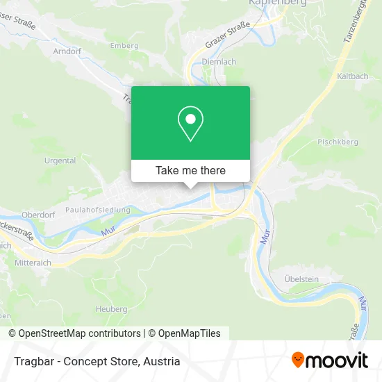 Tragbar - Concept Store map