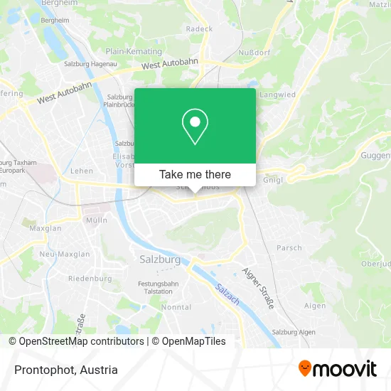 Prontophot map
