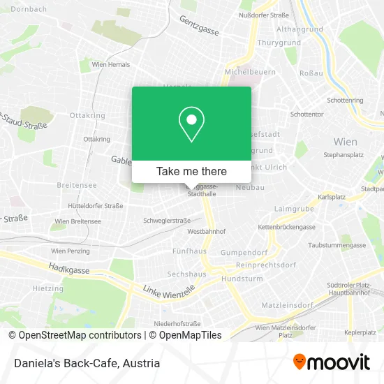 Daniela's Back-Cafe map