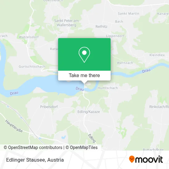 Edlinger Stausee map