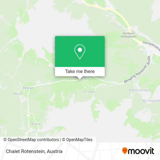 Chalet Rotenstein map