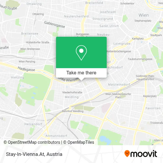 Stay-In-Vienna.At map