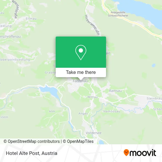 Hotel Alte Post map