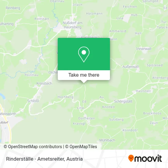 Rinderställe - Ametsreiter map