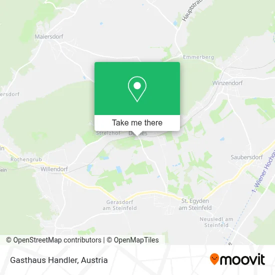 Gasthaus Handler map