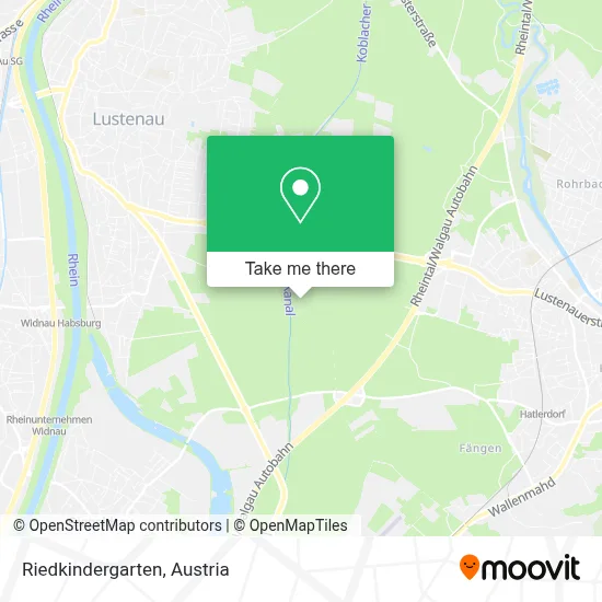 Riedkindergarten map