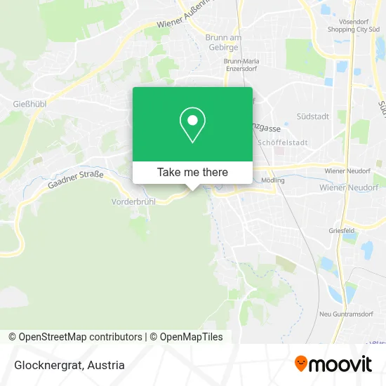 Glocknergrat map