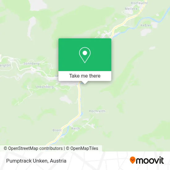 Pumptrack Unken map