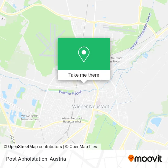Post Abholstation map