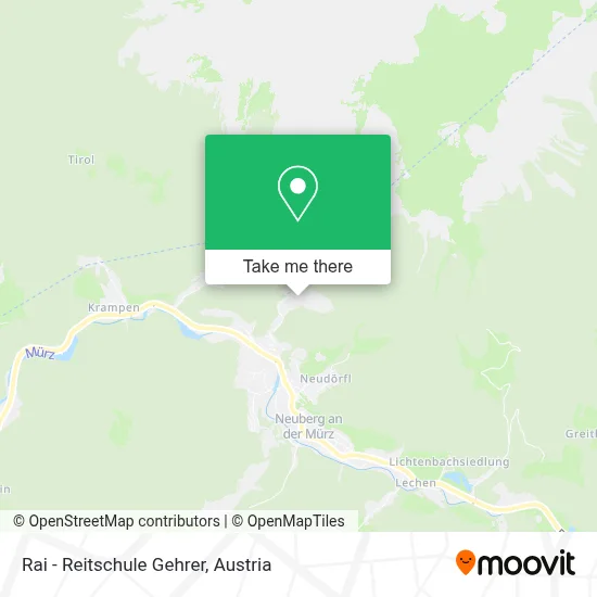 Rai - Reitschule Gehrer map