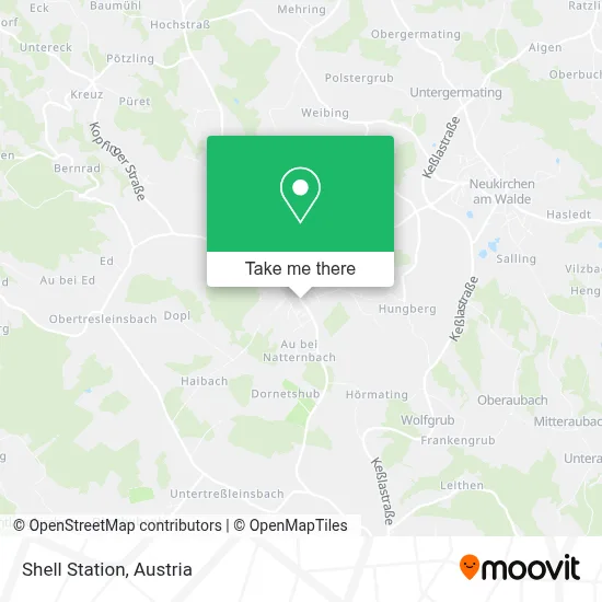 Shell Station map