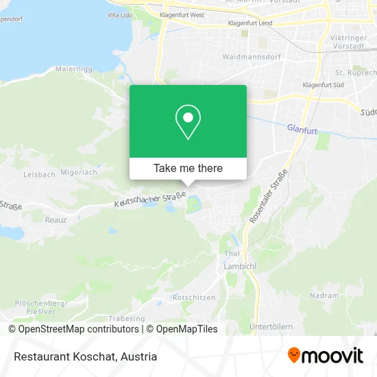 Restaurant Koschat map