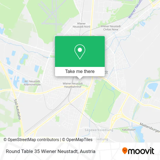 Round Table 35 Wiener Neustadt map