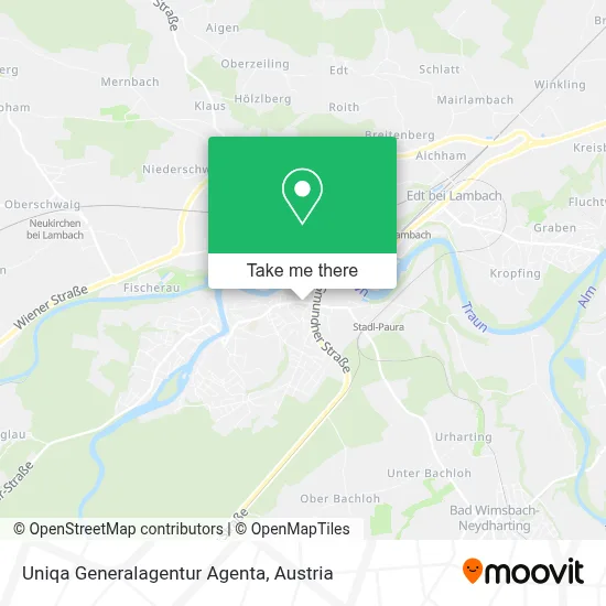 Uniqa Generalagentur Agenta map