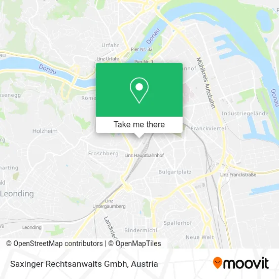 Saxinger Rechtsanwalts Gmbh map