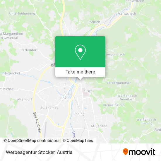 Werbeagentur Stocker map