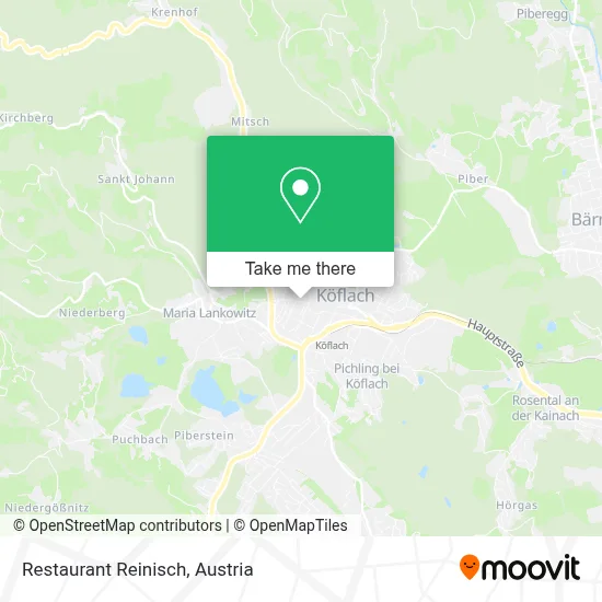 Restaurant Reinisch map