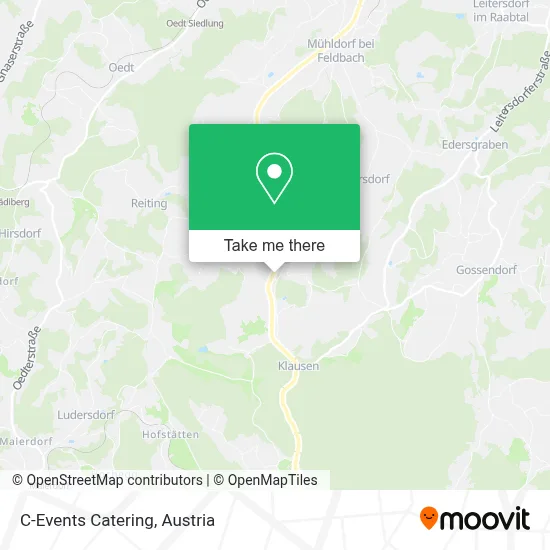 C-Events Catering map