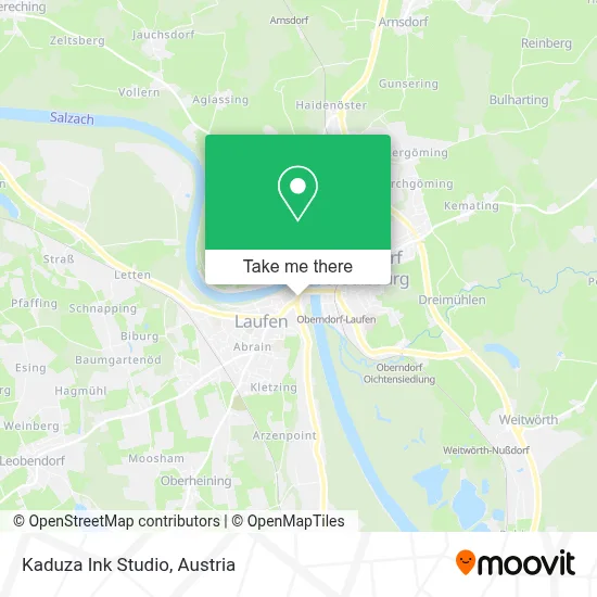 Kaduza Ink Studio map