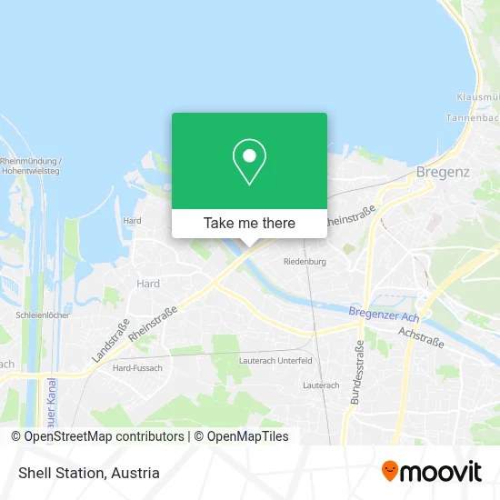Shell Station map