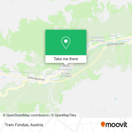 Train Fondue map