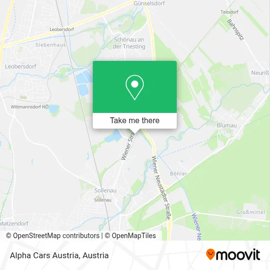 Alpha Cars Austria map