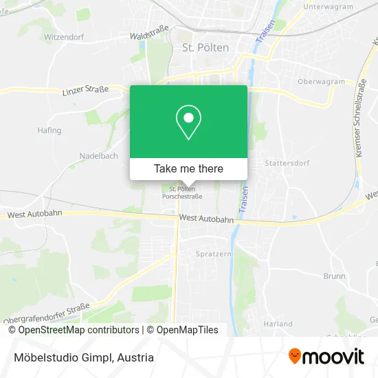 Möbelstudio Gimpl map