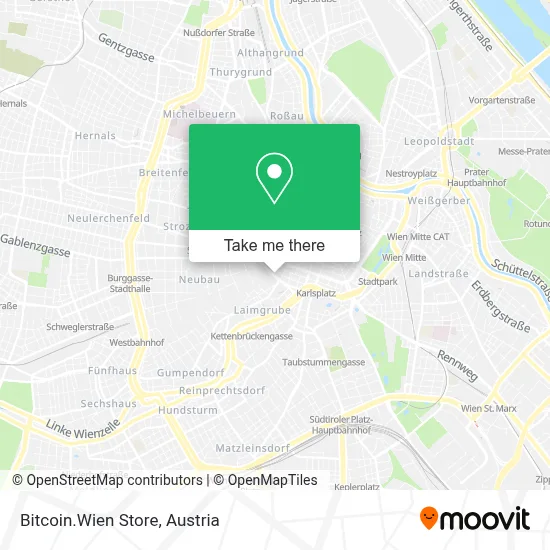 Bitcoin.Wien Store map
