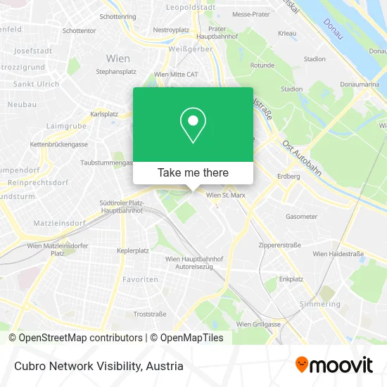 Cubro Network Visibility map