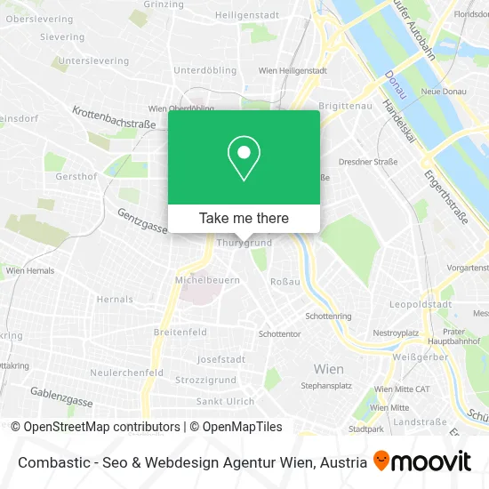 Combastic - Seo & Webdesign Agentur Wien map