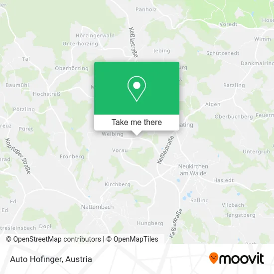 Auto Hofinger map