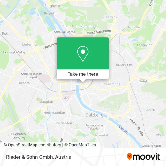 Rieder & Sohn Gmbh map
