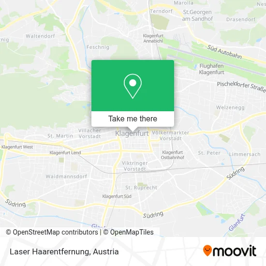 Laser Haarentfernung map