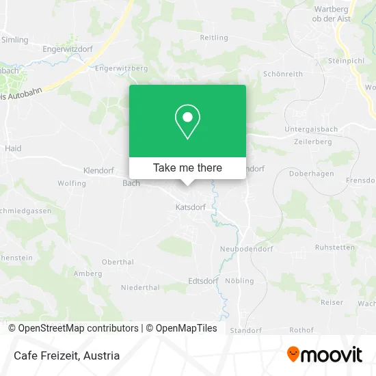 Cafe Freizeit map