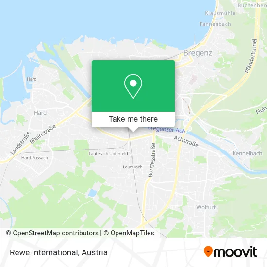 Rewe International map
