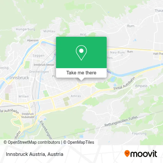 Innsbruck Austria map