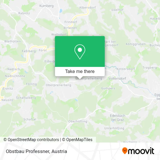 Obstbau Professner map