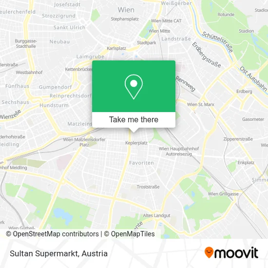 Sultan Supermarkt map