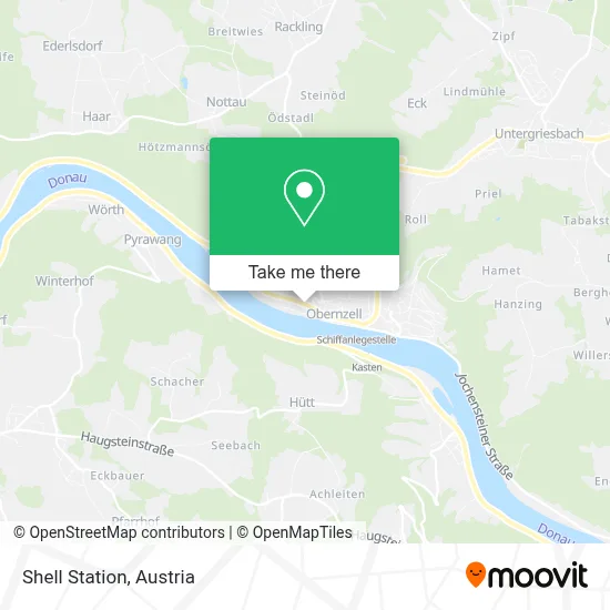 Shell Station map