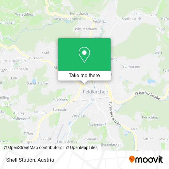 Shell Station map