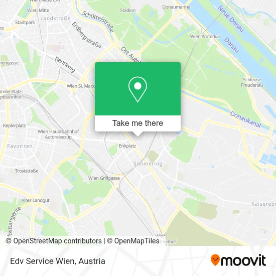 Edv Service Wien map