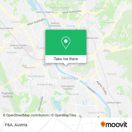 P&A map