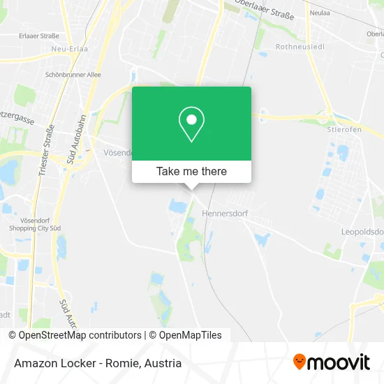 Amazon Locker - Romie map