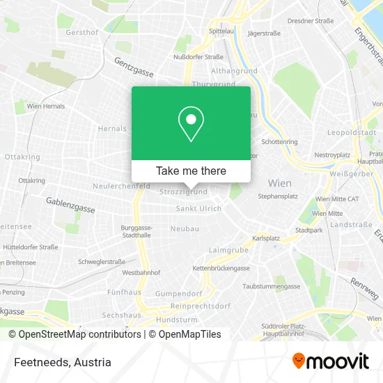 Feetneeds map