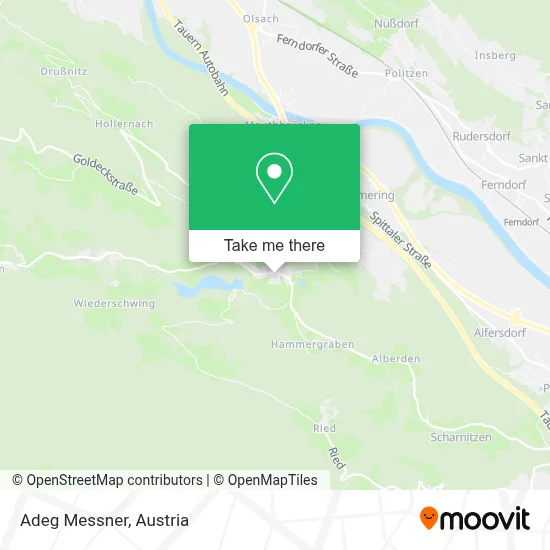 Adeg Messner map