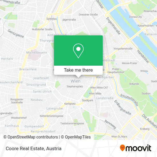 Coore Real Estate map