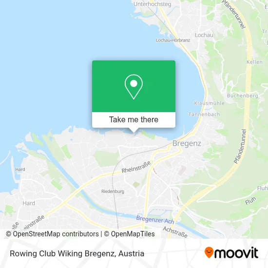 Rowing Club Wiking Bregenz map