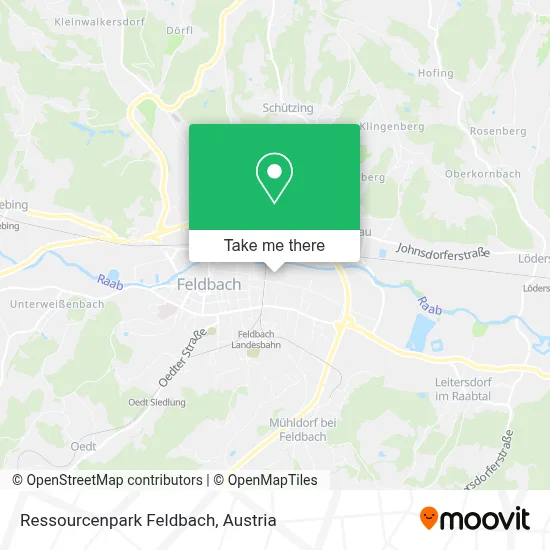 Ressourcenpark Feldbach map